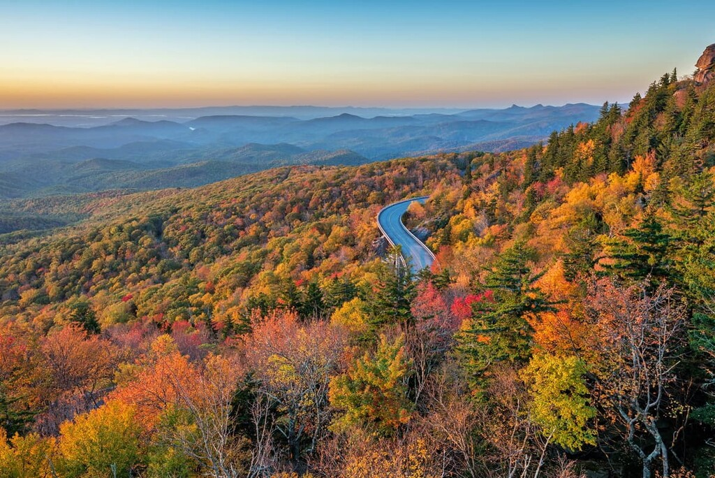 The Blue Ridge Parkway - آپالاشیا، ایالات متحده